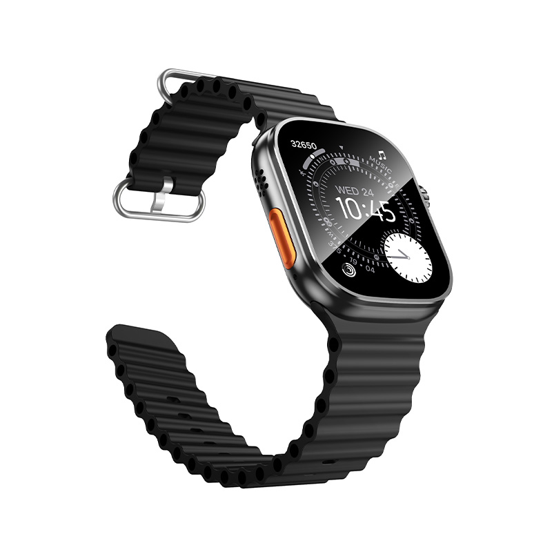Hoco Smart Watch Y42 Ultra with 2 Straps (Call Version) - Black